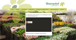 Desktop Screenshot of bloemenhof.nl